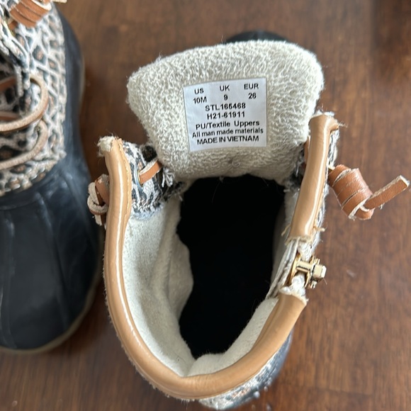 Sperry duck boots toddler size 10 - Picture 9 of 10